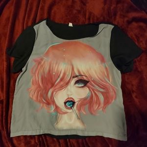 Custom Art Chifon Flowy Shirt